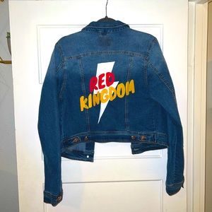 Kansas City Chiefs “Red Kingdom” Denim Jean Jacket - MadDenim
